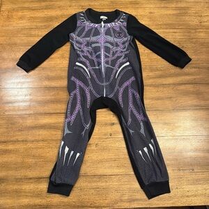 ☀️3 for $10☀️ Marvel Full Footless Black Panther Pajamas